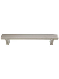 Anwick Rectangular Cabinet Pull - 5 inch Center-to-Center in Polished Nickel.